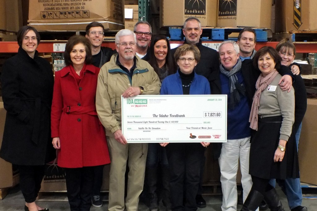 Good Works Moxie Java donates to Idaho Foodbank