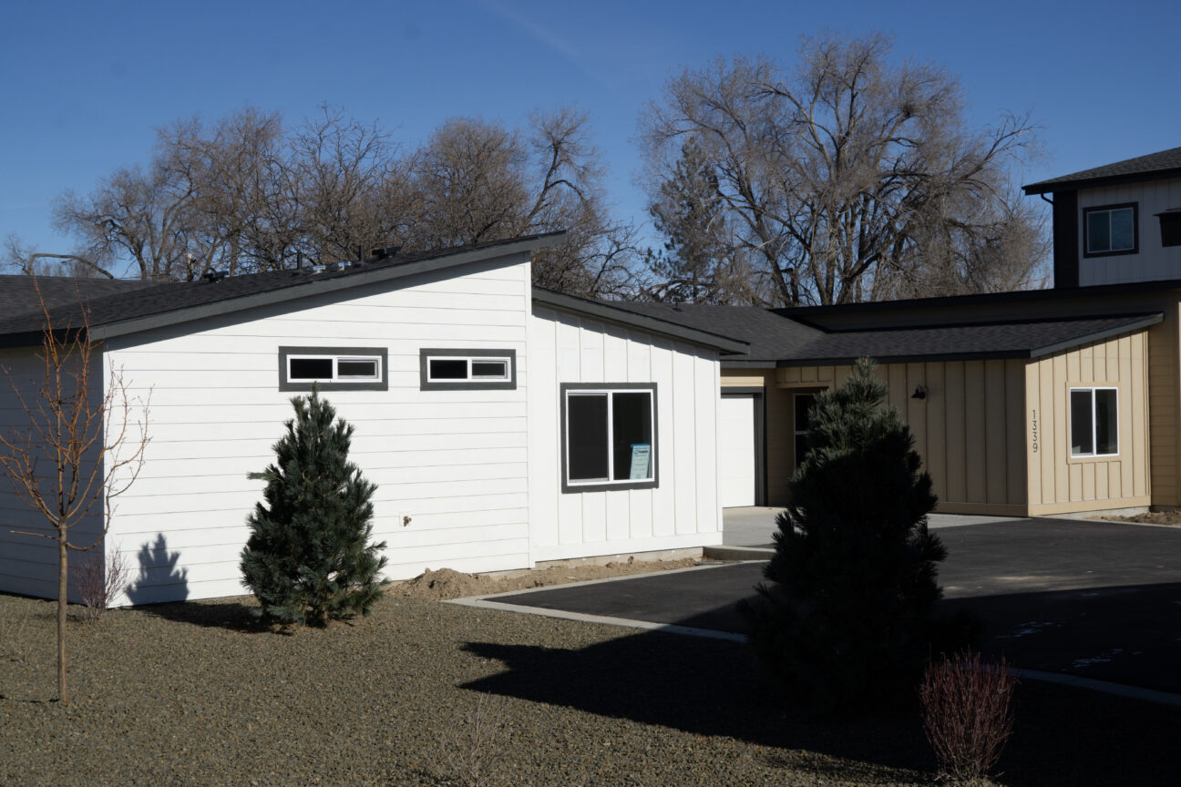 Falcons Landing in Mountain Home is a development offering three-bedroom, two-bathroom townhomes for those who qualify. (PHOTO: MARC LUTZ, IBR)