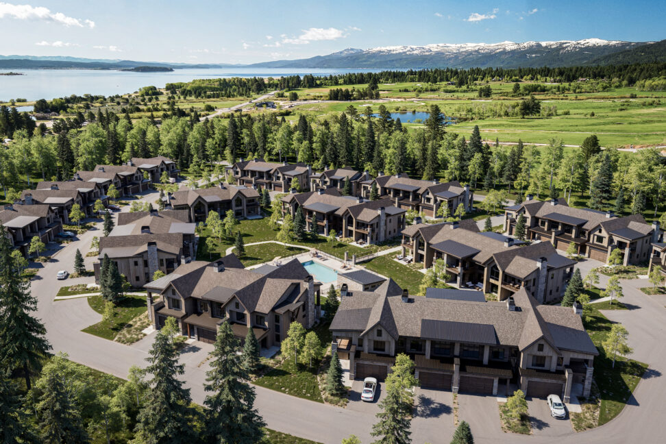The development is located near the resort's marina and other amenities, including the golf course. (RENDERING: COURTESY OF TAMARACK RESORT)