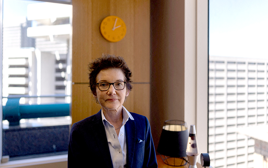 San Francisco Federal Reserve Bank President Mary Daly poses for a portrait during an interview with Reuters at the Federal Reserve Bank building in San Francisco on April 9, 2026. (PHOTO: REUTERS/Carlos Barria/File Photo