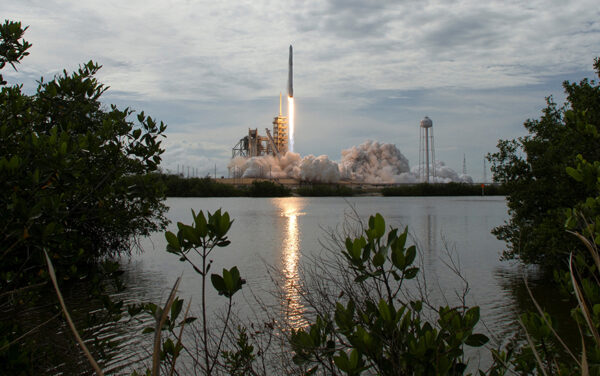 The SpaceX Falcon 9 rocket, with the Dragon spacecraft onboard, launches from pad 39A at NASA's Kennedy Space Center in Cape Canaveral, Florida, on June 3, 2017. (PHOTO: NASA/Bill Ingalls/Handout via REUTERS/File)