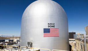 NRIC’s DOME is a purpose-built test bed at INL for real-world testing and development of advanced microreactor technologies, enabling industry to validate designs and collect data that support verification and licensing. (PHOTO: INL)