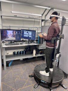 Grad student Shojibur Rahman is helping to develop the Lit-VR technology at ISU. (PHOTO: ISU)