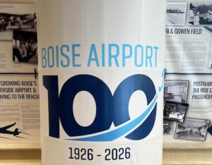 Boise Airport's first run 100 years ago was a mail plane making a delivery. Today it is a main hub, transporting millions of people in and out of the region on an annual basis. (PHOTO: STEVE LOMBARD, IBR)