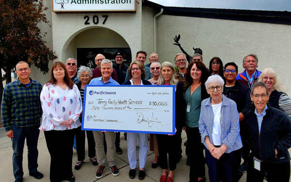 Terry Reilly Health Services received a substantial donation from PacificSource. (PHOTO: TERRY REILLY)
