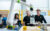 Graduate researchers Sarah Davis (left) and Hunter Hawkins (center) work with research faculty John Shovic to find AI solutions for a safety and productivity issue at Amalgamated Sugar. (PHOTO: U OF I)