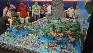 This IdahoLUG LEGO build was inspired by "Avatar." (PHOTO: IDAHOLUG)