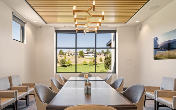 The Crane Creek Golf Course clubhouse is another example of creating a space around client needs. (PHOTO: TOBIN ROGERS)