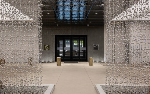 The interior entrance to the property gives people direct access to the lobby. (PHOTO AC HOTEL)