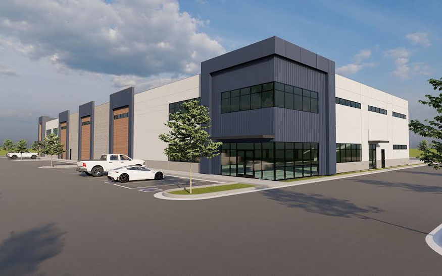 This illustration depicts the design for the new headquarters of Allied Business in Meridian. (ILLUSTRATION: PROVIDED BY ALLIED BUSINESS)