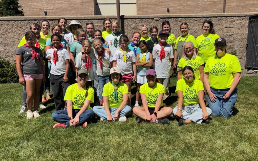 Let’s Build Idaho held its inaugural girls’ camp in June to help girls learn how to build, use the proper tools, and hopefully gain an interest in construction. (PHOTO: LET’S BUILD IDAHO)