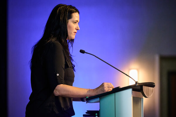 Bills speaks at Idaho Business Review's 2026 Empowering Women awards at Boise Centre. (PHOTO: PRO IMAGE EVENT PHOTOGRAPHY)