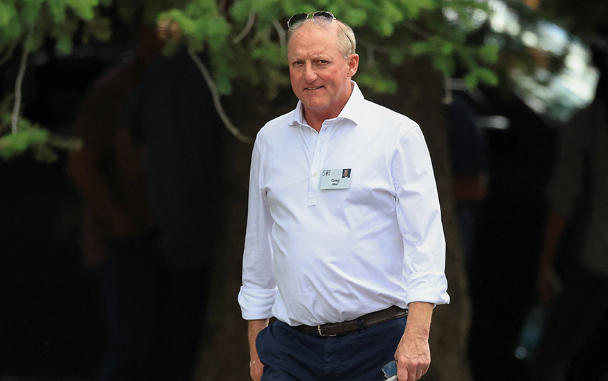 President and CEO of Berkshire Hathaway Greg Abel attends the annual Allen and Co. Sun Valley Media and Technology Conference at the Sun Valley Resort in Sun Valley, Idaho, on July 8, 2026. (PHOTO: REUTERS/Brendan McDermid)