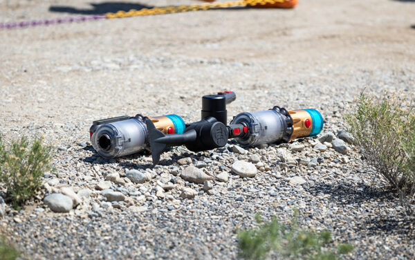 The vacuum and collection device at DOE Forensics Operations training. (PHOTO: INL)