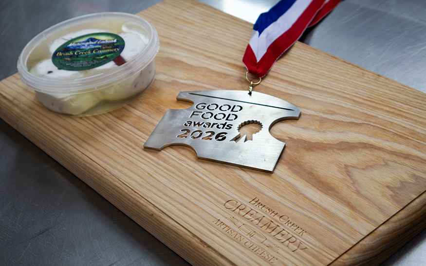 Brush Creek Creamery labneh wins top good food award with U of I milk